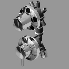 Armatur Novellini komplett mit mechanischem Mischer